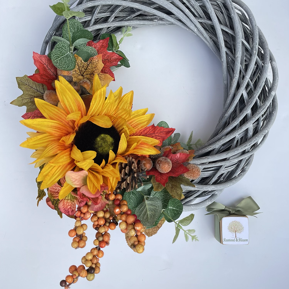 Thumbnail: Bespoke Handmade Autumnal Wreath 