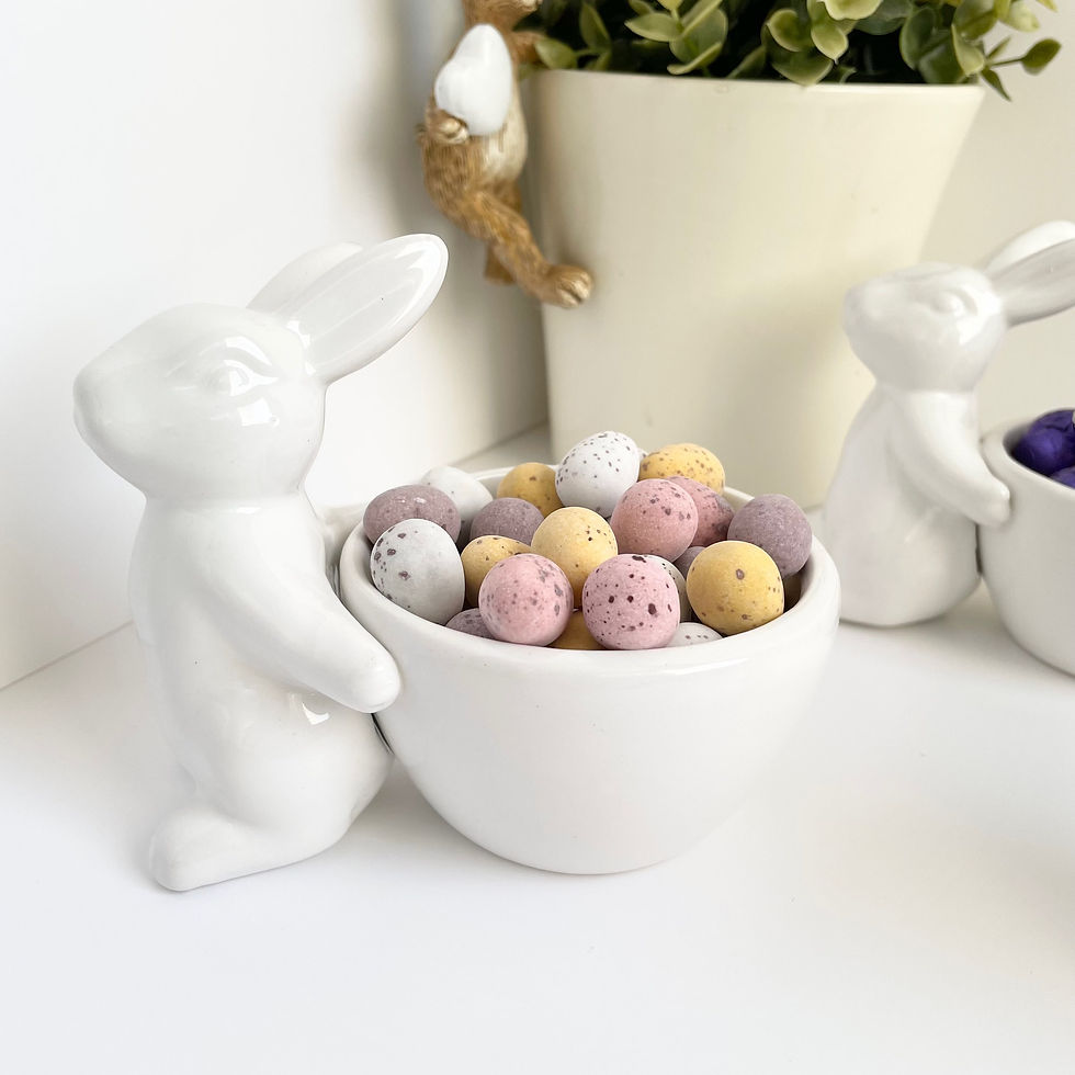 Thumbnail: Single Ceramic Rabbit Trinket Dish/Snake Bowl