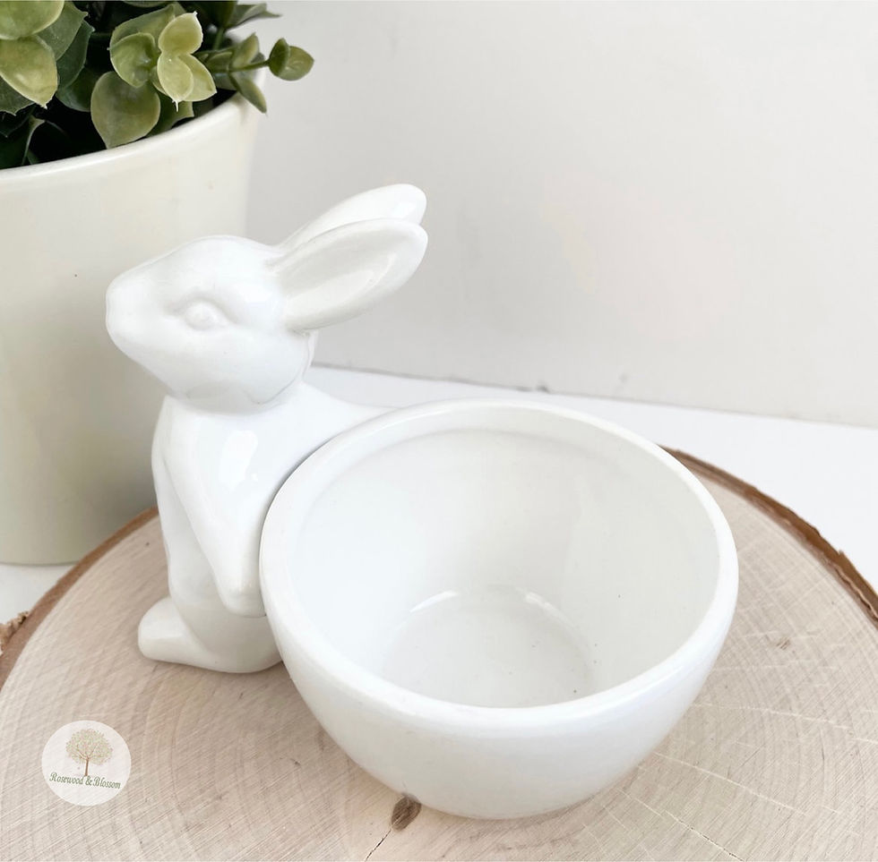 Thumbnail: Single Ceramic Rabbit Trinket Dish/Snake Bowl