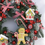 Thumbnail: Large Handmade Snowy Gingerbread Wreath