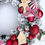 Thumbnail: Handmade Pre-Lit Snowy Gingerbread, Candy Cane and Sweet Artificial Wreath
