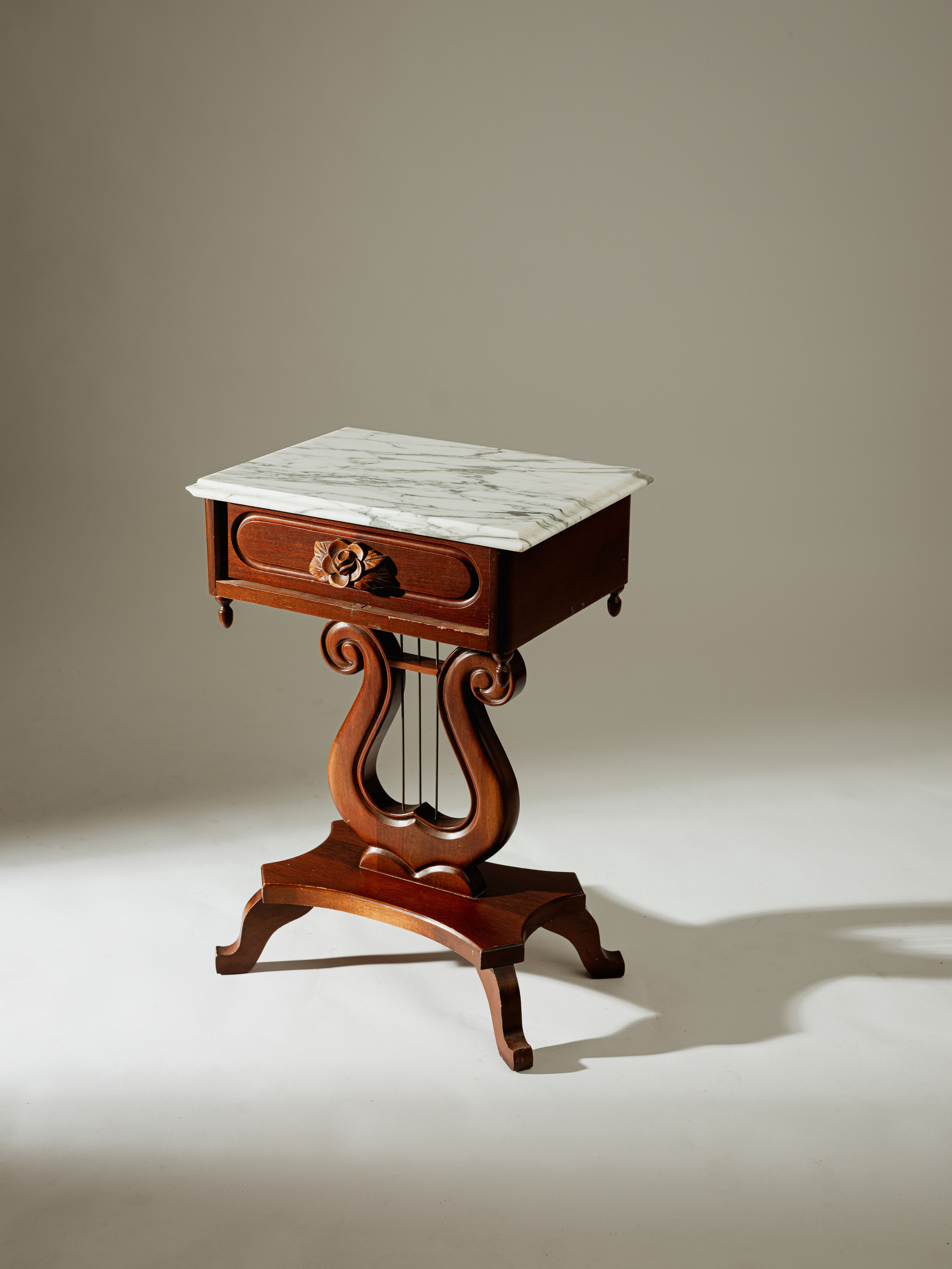 Marble Top Side Table
