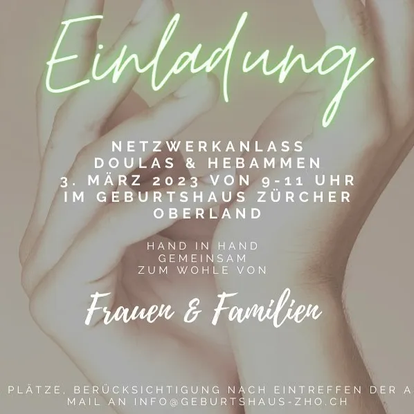 NETZWERKANLASS Doulas & Hebammen