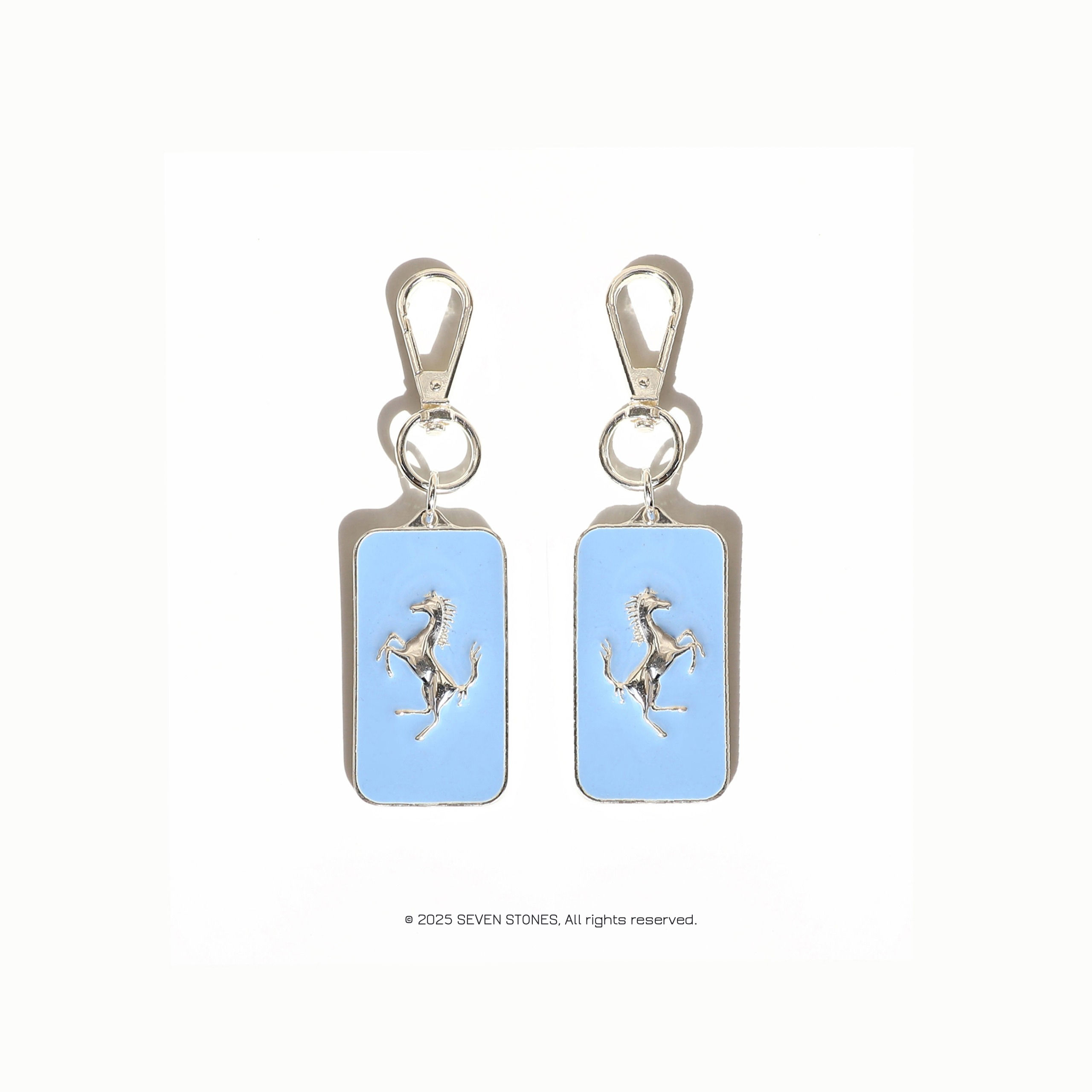 BABY BLUE / PURE SILVER CHARM