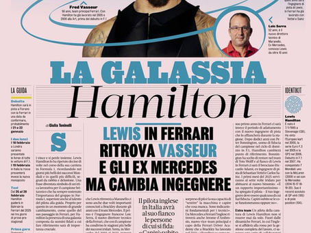 A selected 'La Gazzetta Dello Sport' Page - 3rd Jan 2025 edition