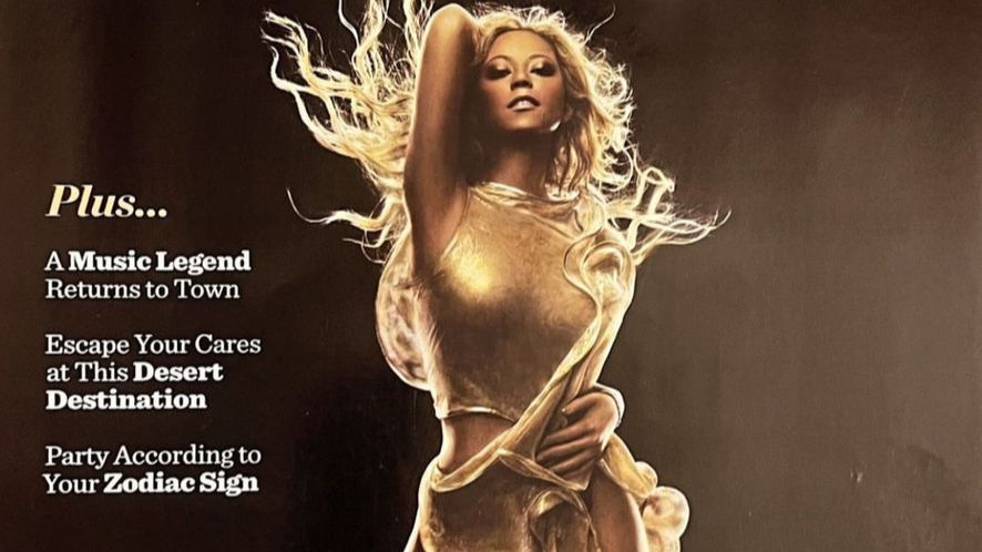 Mariah Carey na Las Vegas Magazine
