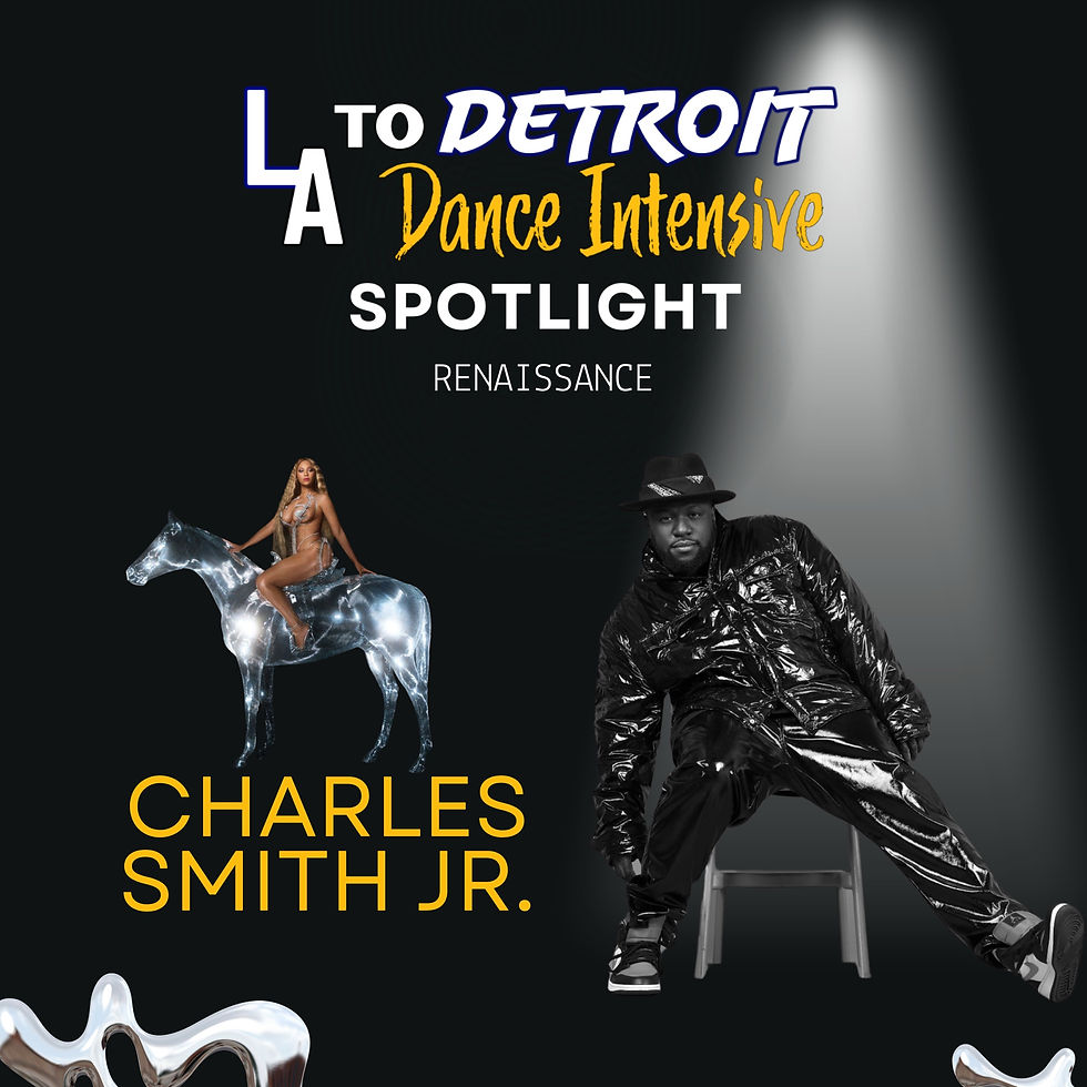 LA To Detroit Dance Intensive: Charles Smith Jr.