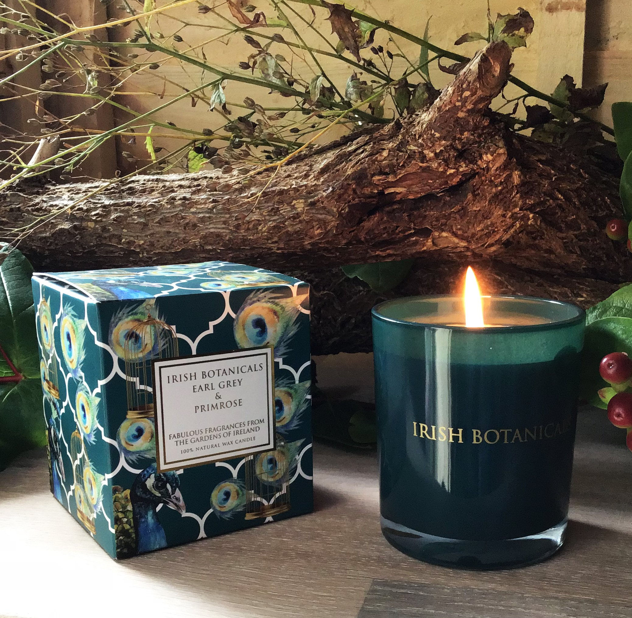 Irish Botanicals Earl Grey & Primrose - Candle