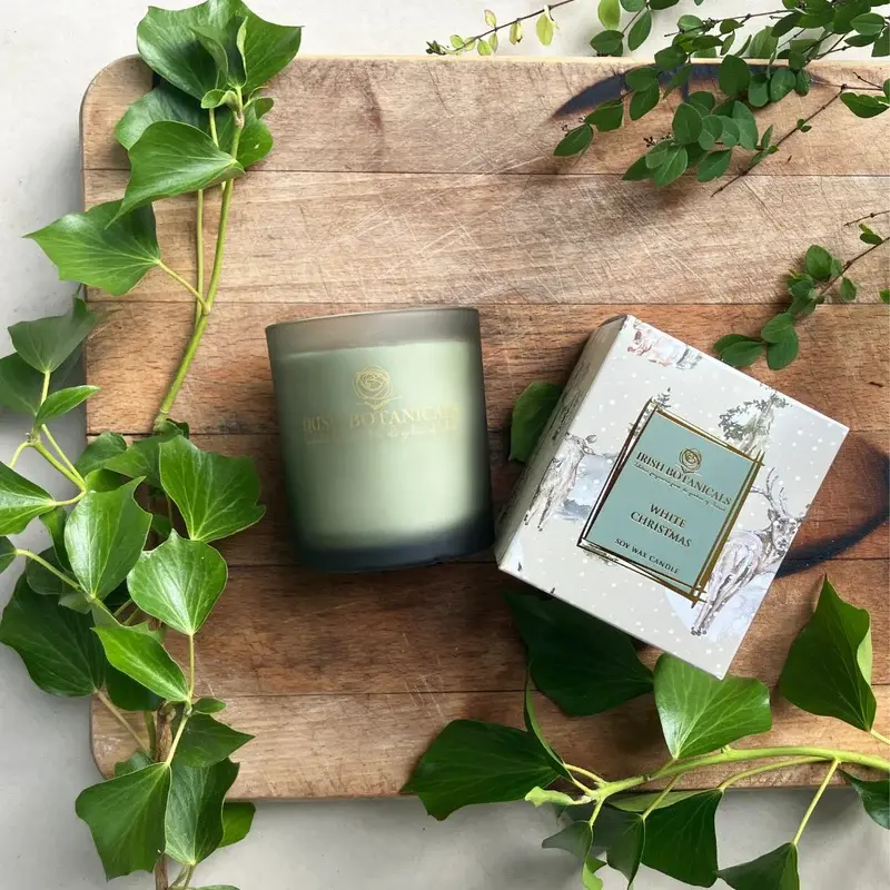 Irish Botanicals - White Christmas Candle