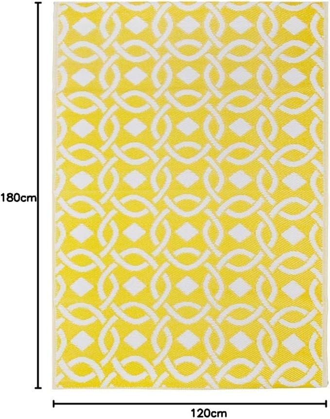 Thumbnail: Talking Tables Yellow Outdoor Rug