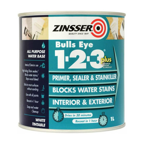 Zinsser BULLS EYE® 123 PLUS 1L The Paint Room