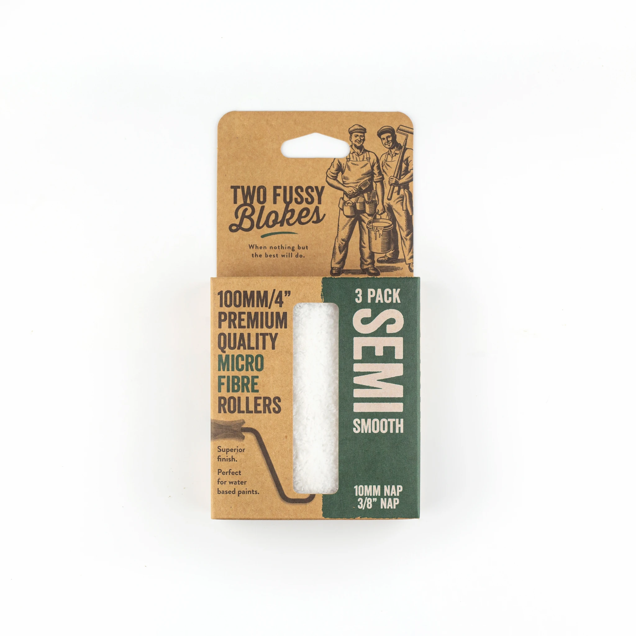 Two Fussy Blokes - Microfibre Mini 10mm Nap/3 Pack