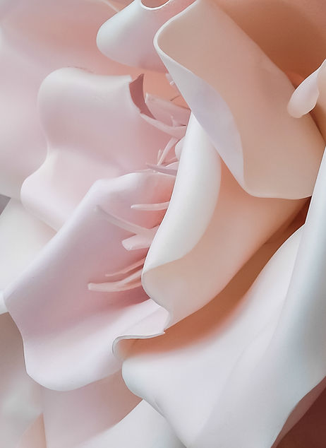 3Dピンクの花