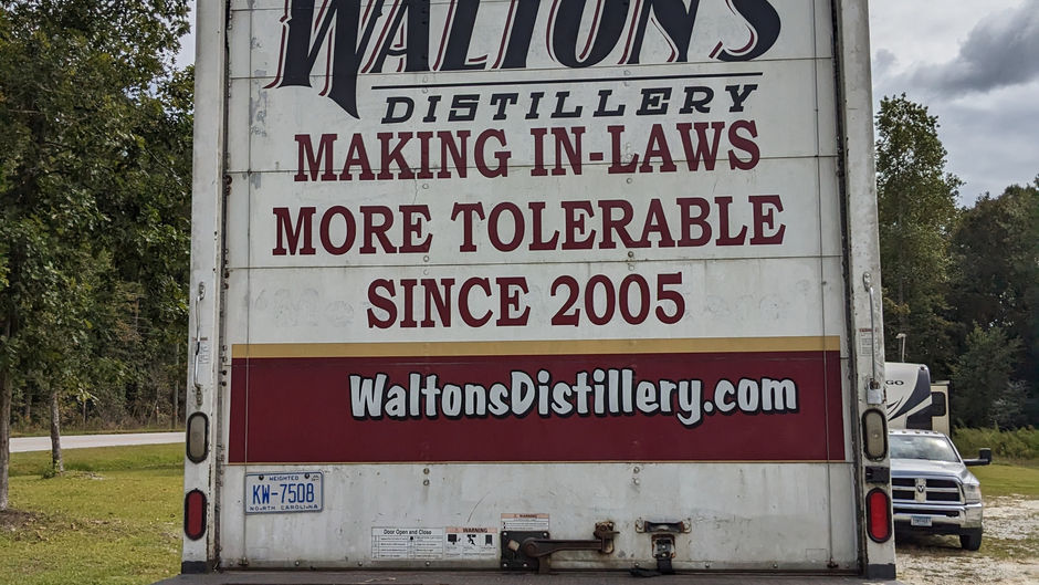 Harvest Host-Walton's Distillery-Jacksonville NC