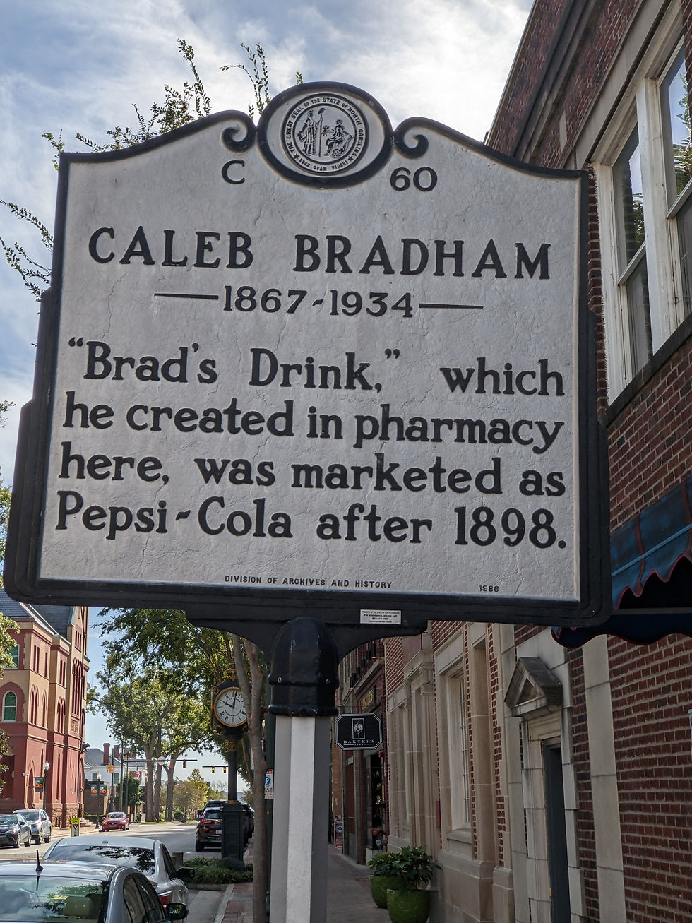 Brad's Drink-Pepsi-Cola-New Burn NC