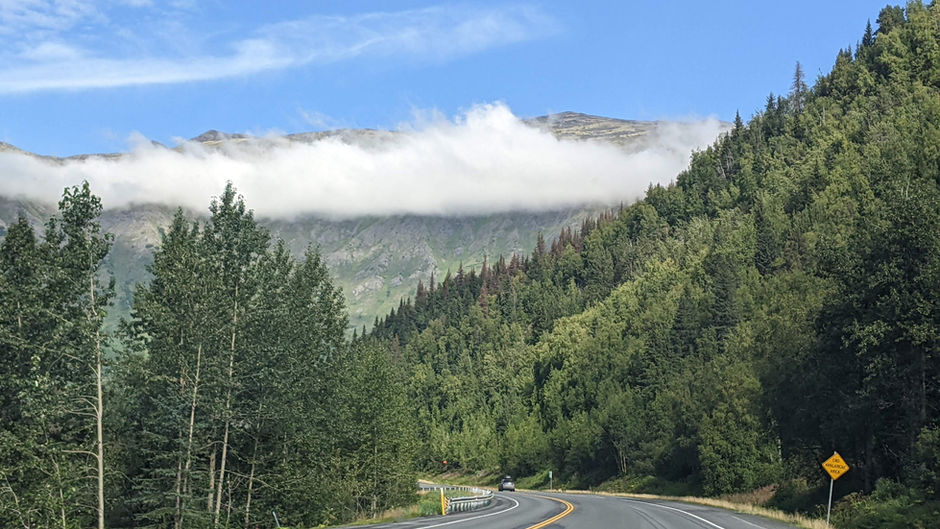 On the way to Whitter-Alaska