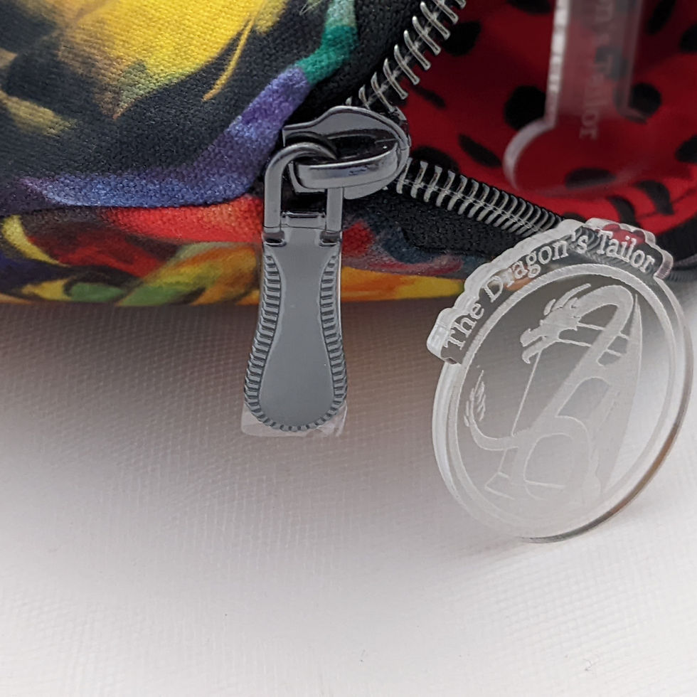 Thumbnail: three cats clutch gunmetal art deco zipper