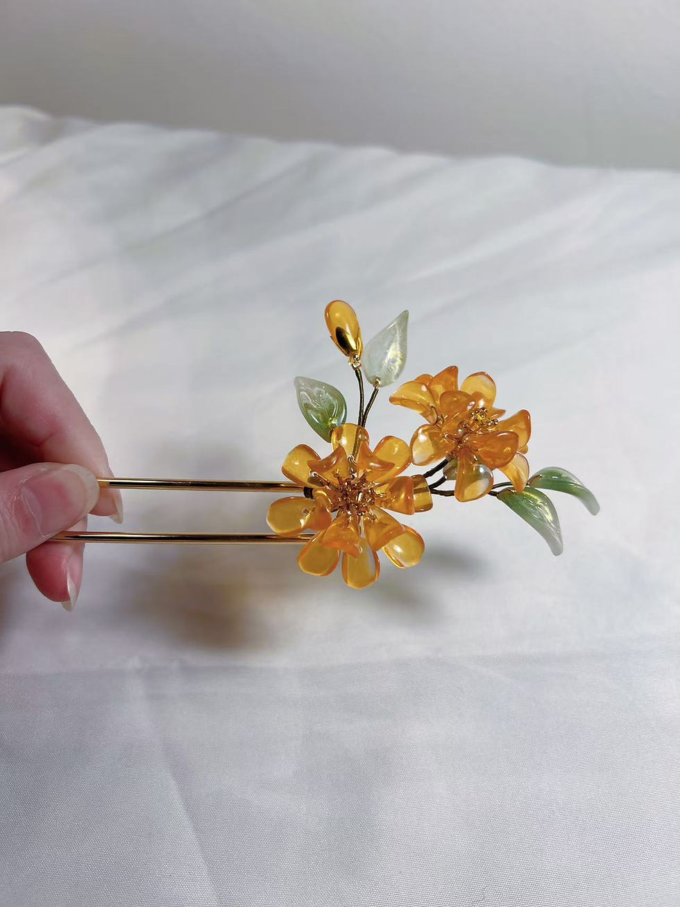 Thumbnail: the altar marigold u shape hairpin