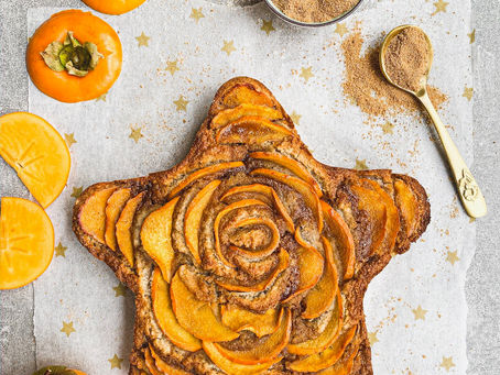 Torta integrale ai cachi mela