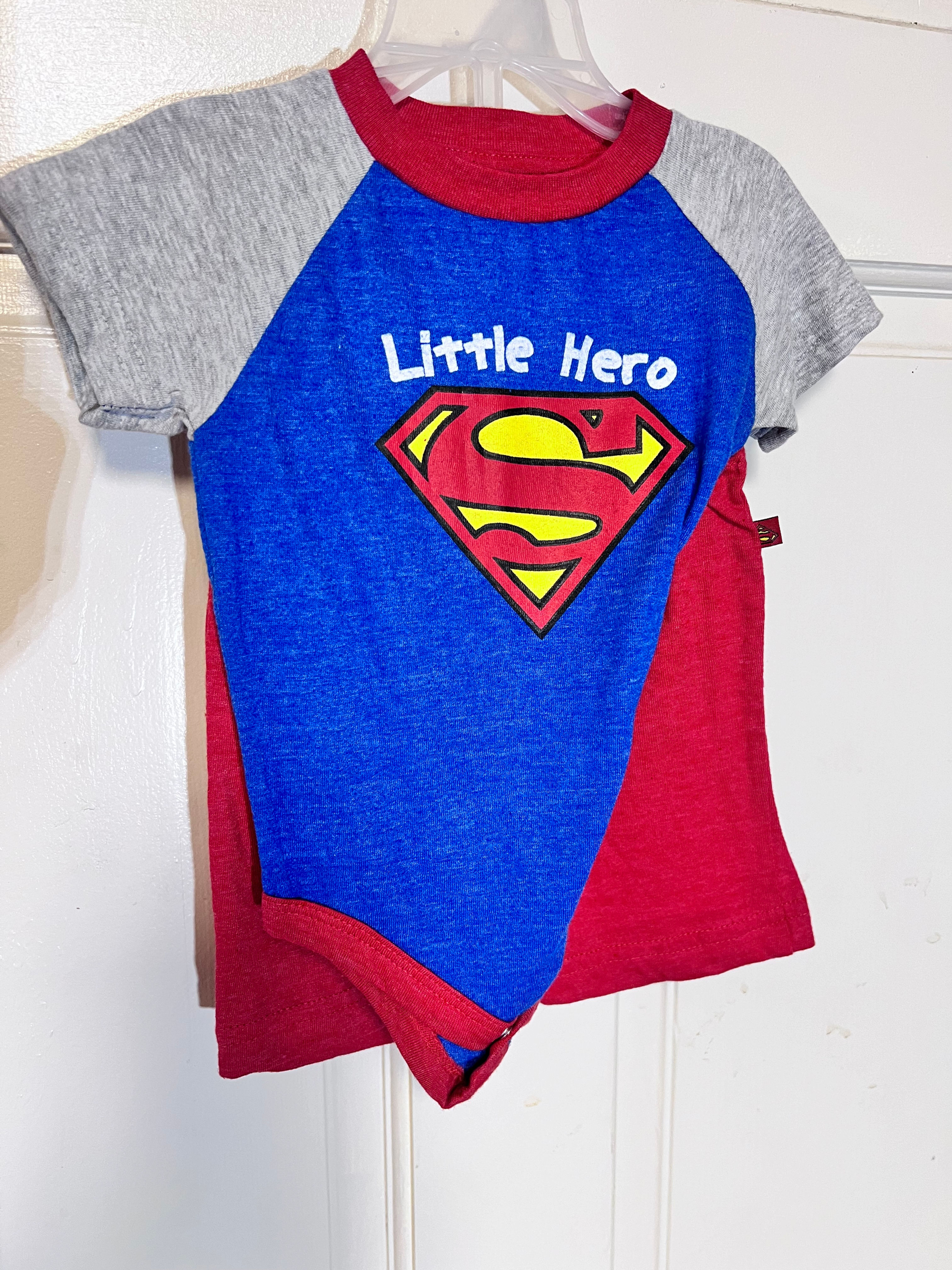 Boys Baby Toddler 6-9  M Superman Short Sleeve Shorts Set