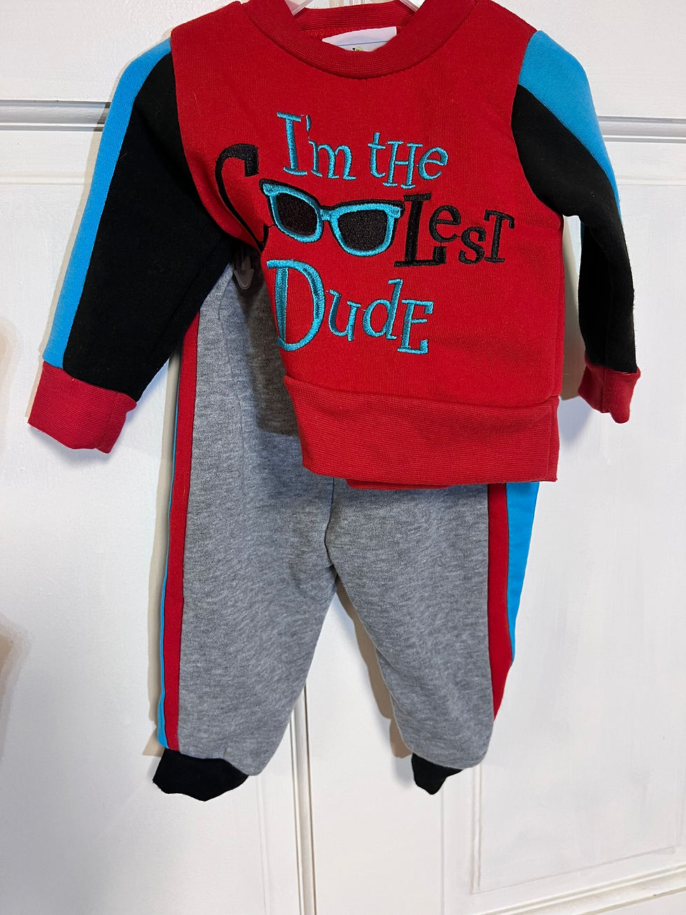 Boys Duck Duck Goose 0-3 Months Coolest Dude Pants Set