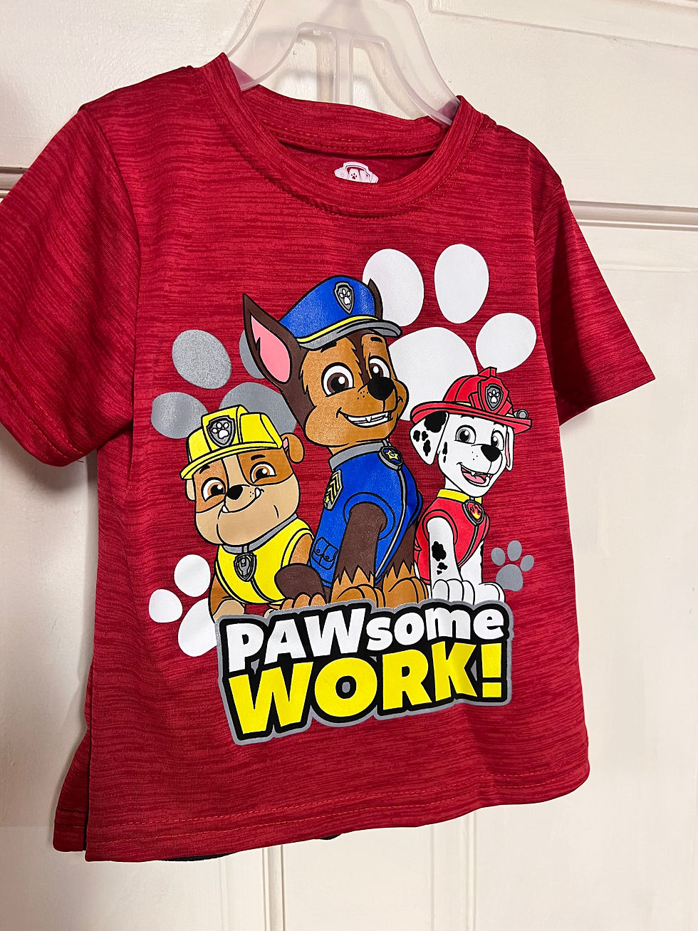 Thumbnail: Boys 2T Red Nick Jr Paw Patrol Shorts Set