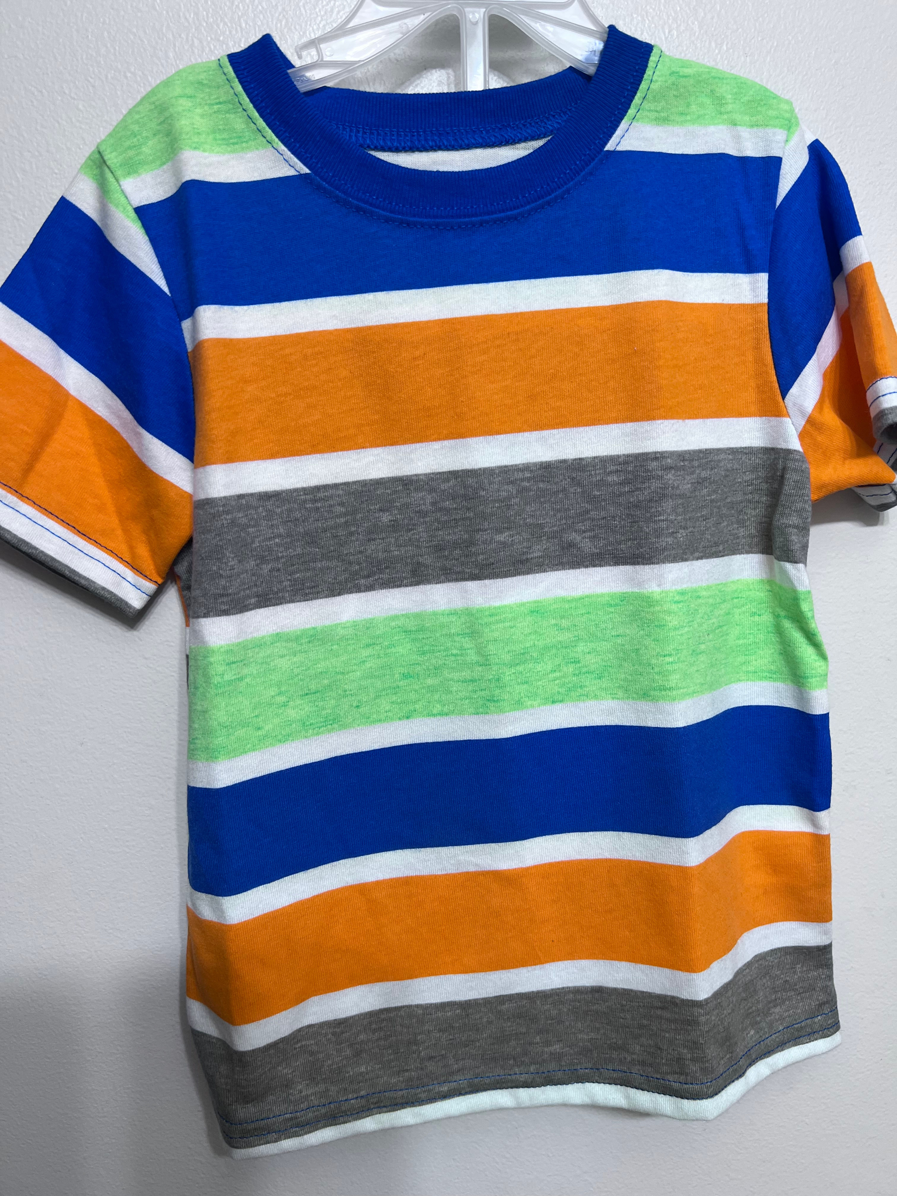 Boys 3T Short Sleeve Garanimals Stripped Pullover Shirt