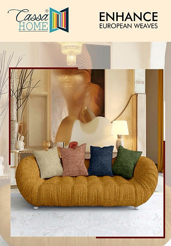 Welcome to Cassa Home's Enhance Collection, a premium woven fabric inspired by the refined elegance of European design traditions. Enhance represents the pinnacle of sophisticated upholstery, combining the rich heritage of European textile craftsmanship with contemporary performance standards. This collection delivers a touch of global luxury to every interior, offering upholstery fabric that elevates furniture into timeless design statements while maintaining the durability necessary for everyday living.