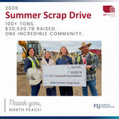 Scrap drive turns old metal into more than $30,000 for local healthcare