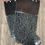 Thumbnail: Black Embossed Christmas Stockings 