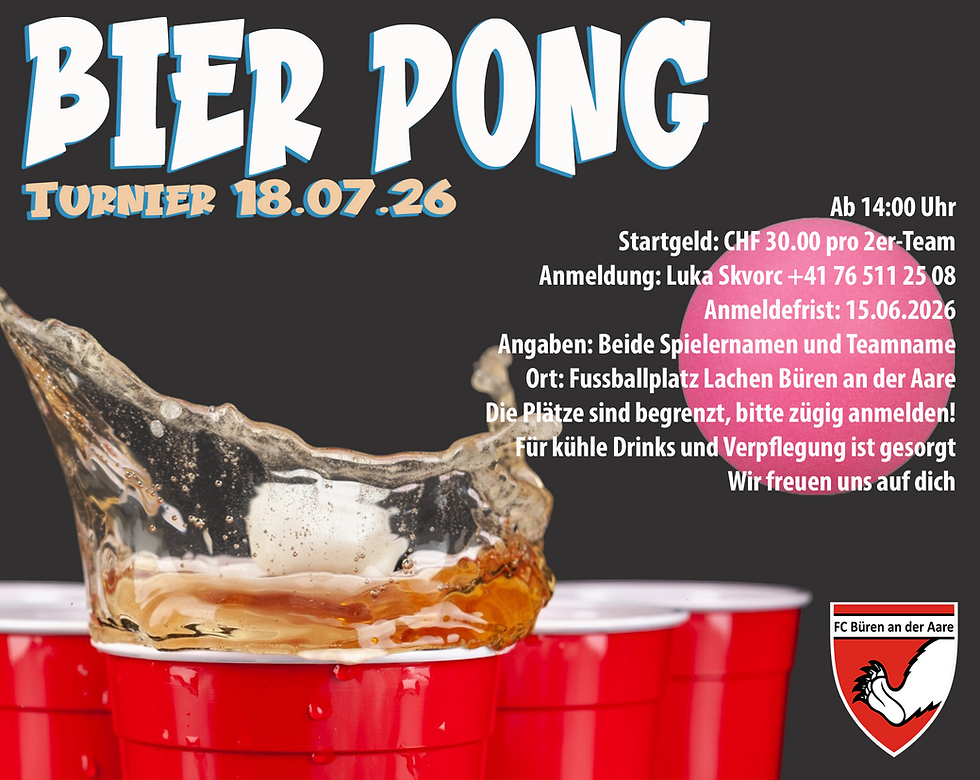 BIER PONG TURNIER