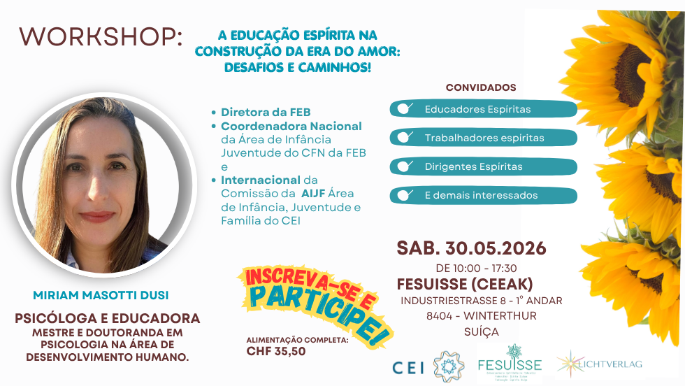 ENCONTRO DE EDUCADORES ESPÍRITAS - SUÍÇA 2026