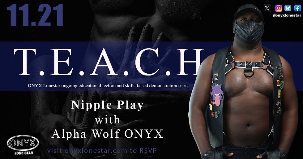 T.E.A.C.H. - Nipple Play with Alpha Wolf ONYX