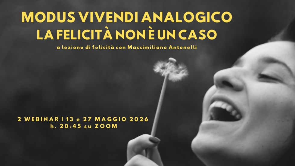 MODUS VIVENDI ANALOGICO | con Massimiliano Antonelli