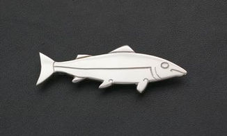 Custom made Pictish Salmon Kilt Pin in 