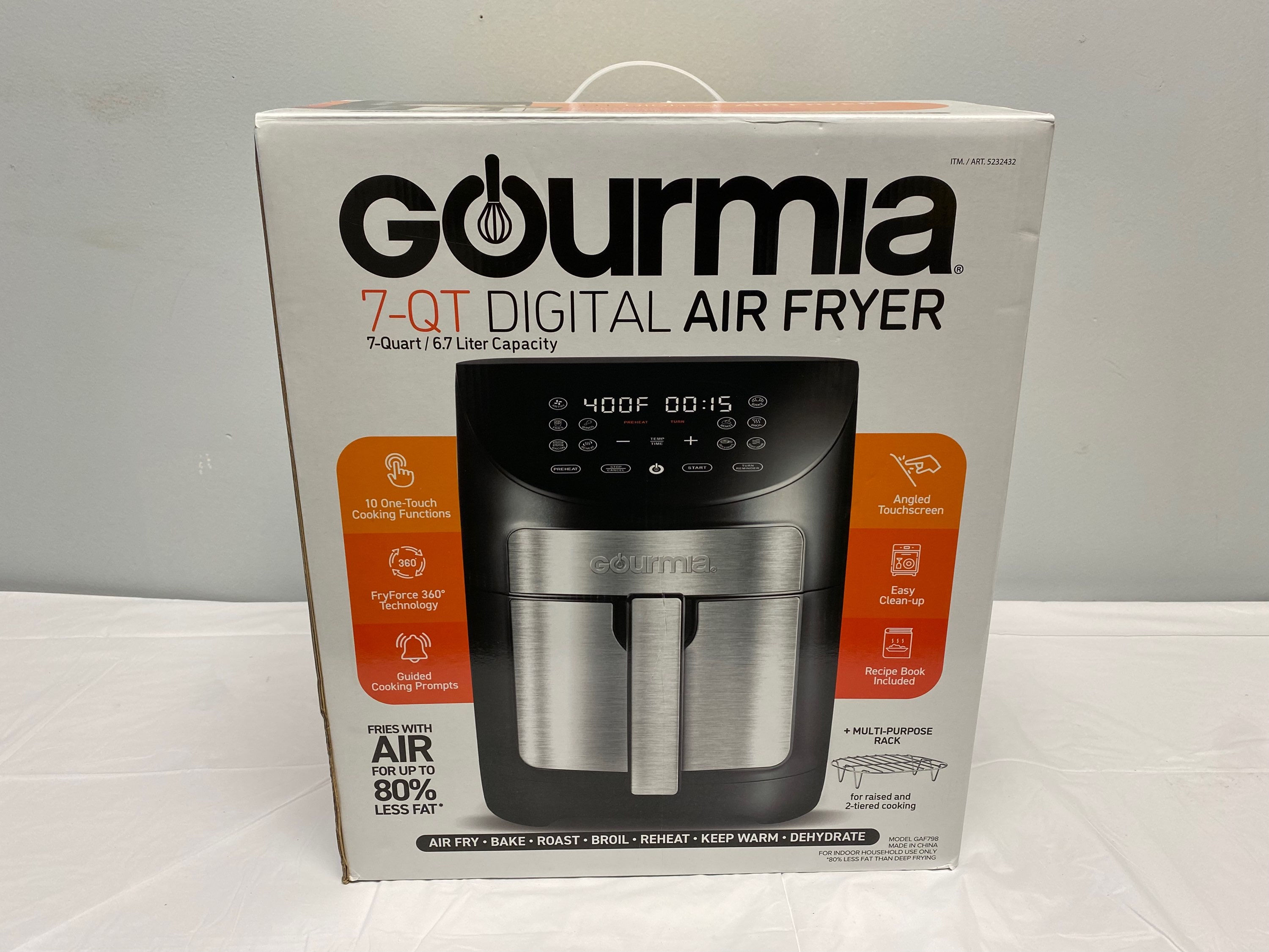 GOURMIA 7QT DIGITAL AIR FRYER 