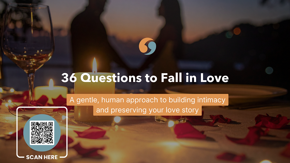 Storiedlife - 36 questions to fall in love!