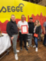 Unsere stolze Delegation an der OLMA: (von Links nach rechts) Jonathan Studer, Roland Rüegg, Robin Kistler, Simone Kradolfer.