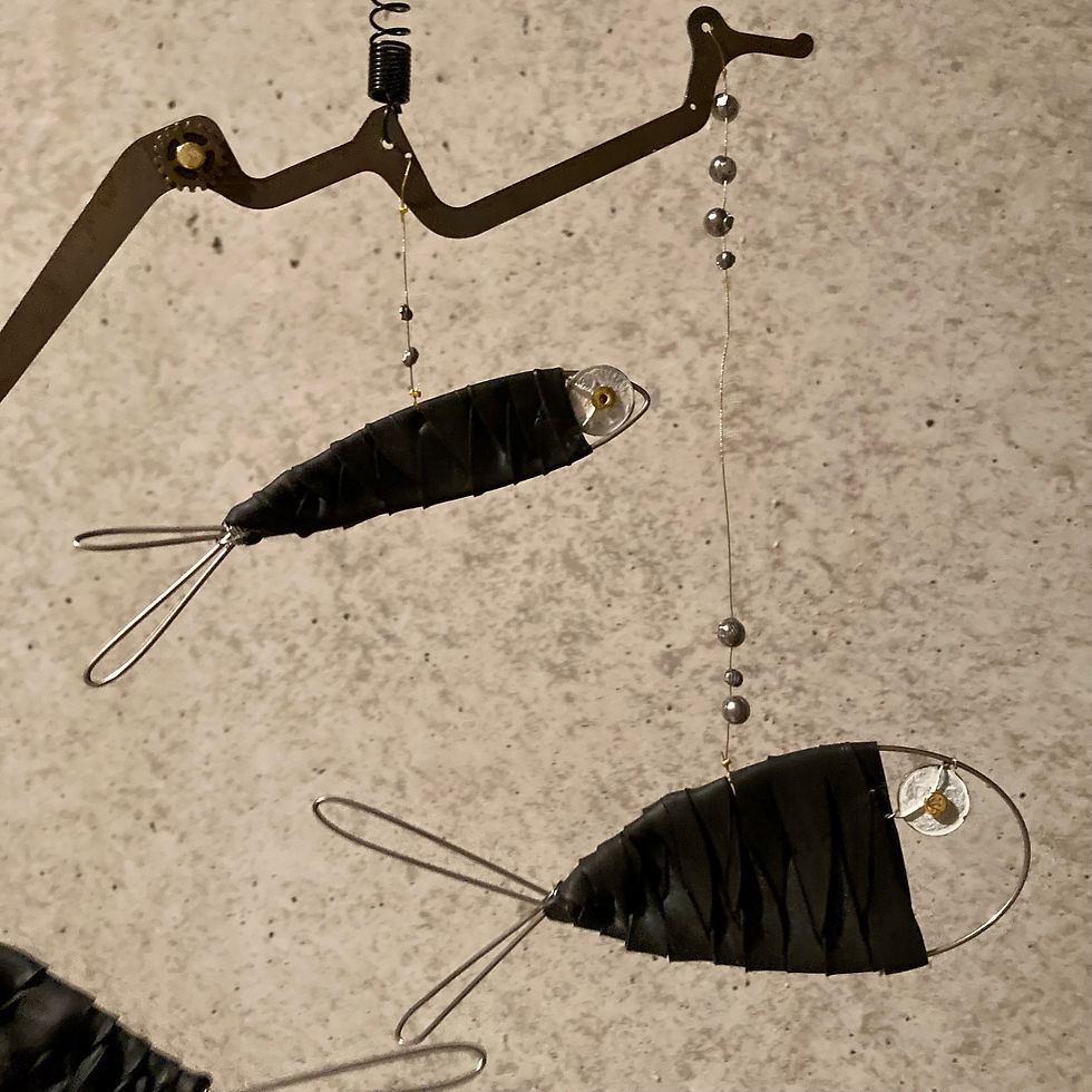 Miniature : Trio de poissons volants 1