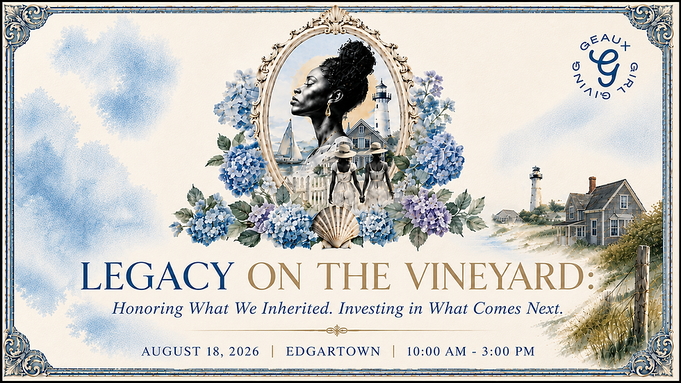Legacy On The Vineyard: Honoring What We Inherited. Investing in What Comes Next.