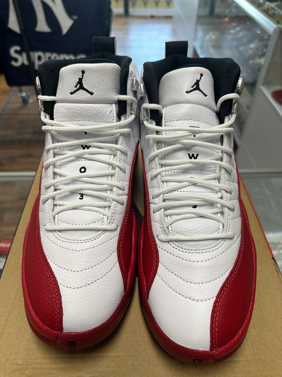 Thumbnail: Jordan 12 “Cherry” sz 10 Preowned 