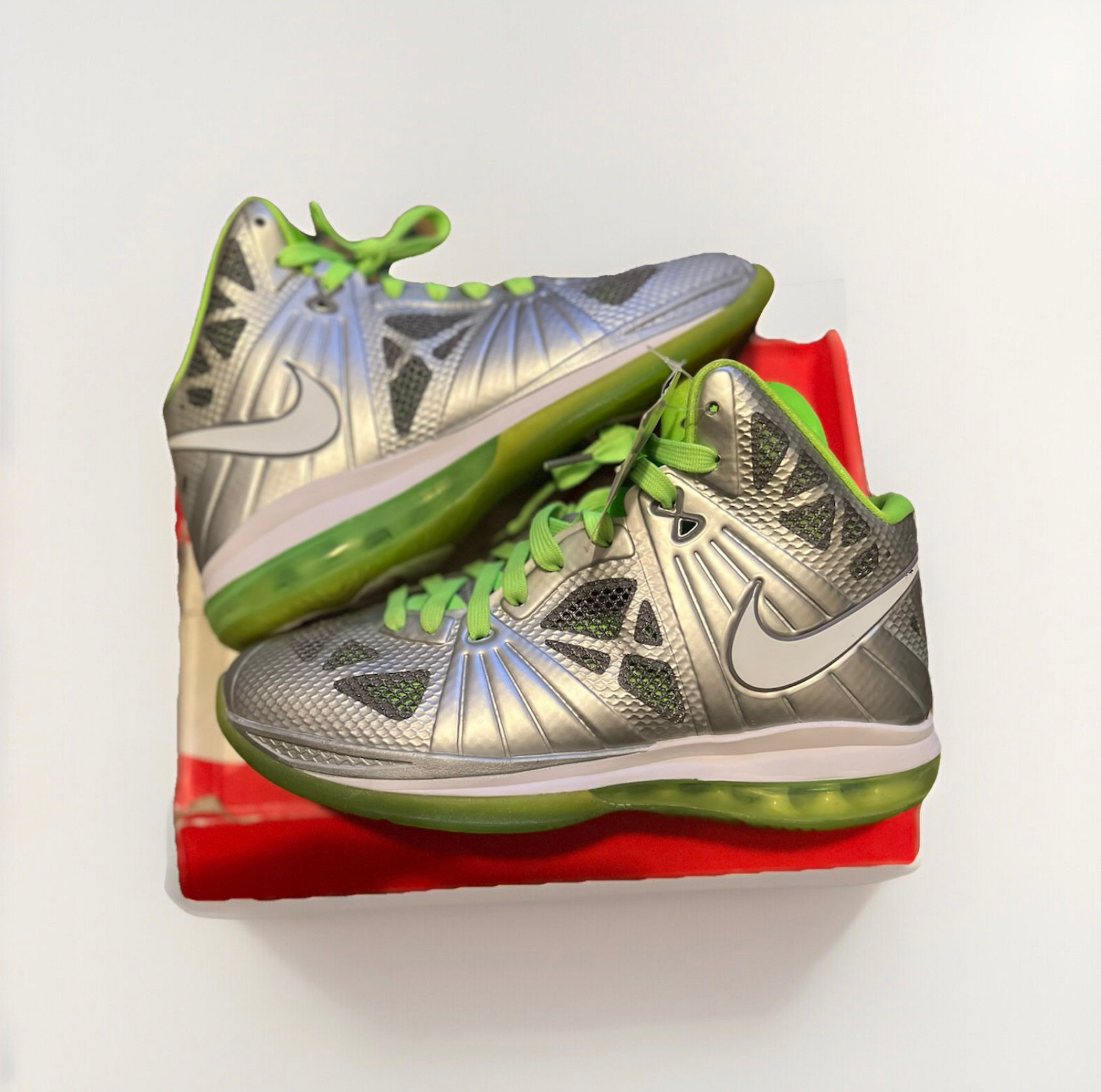 Preowned 2011 NIKE AIR MAX LEBRON VIII 8 P.S. “DUNKMAN” sz 9.5