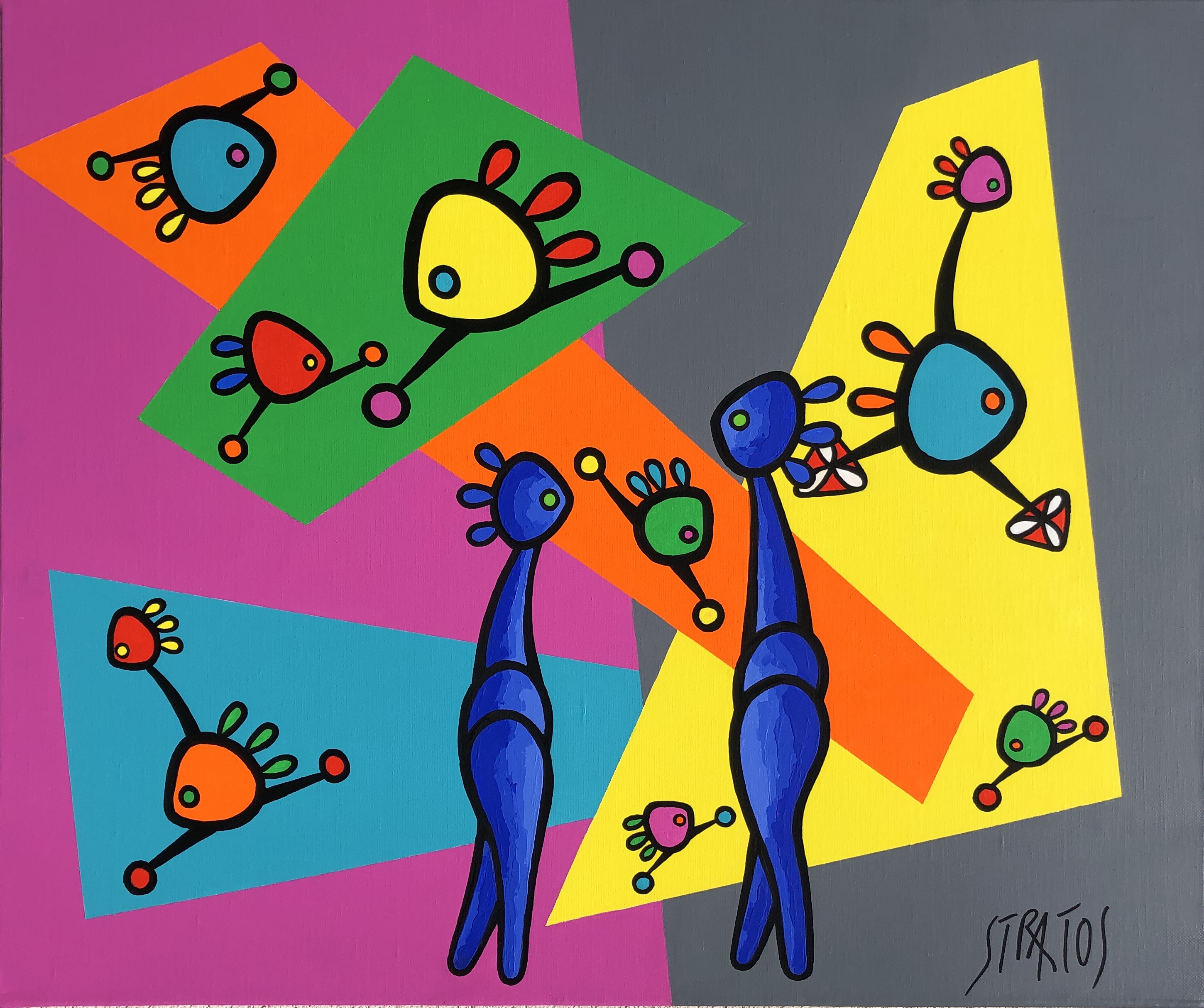 La Visite (55x46cm)