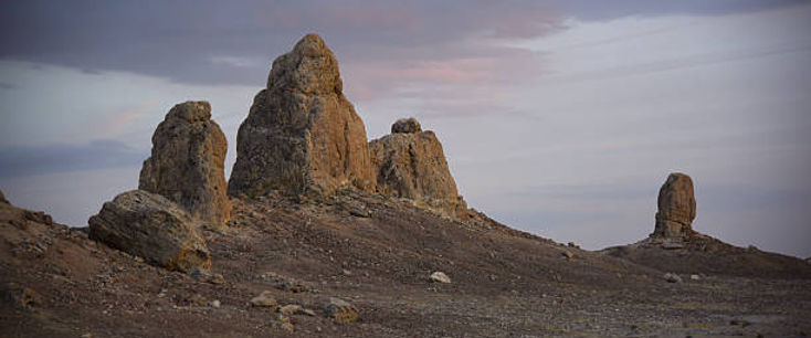rocks and sky in Ridgecrest, CA
