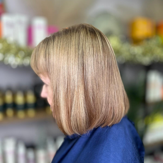 After tape extensions added tot he sides for fuller or thickness at Simply Hair Chelmsford