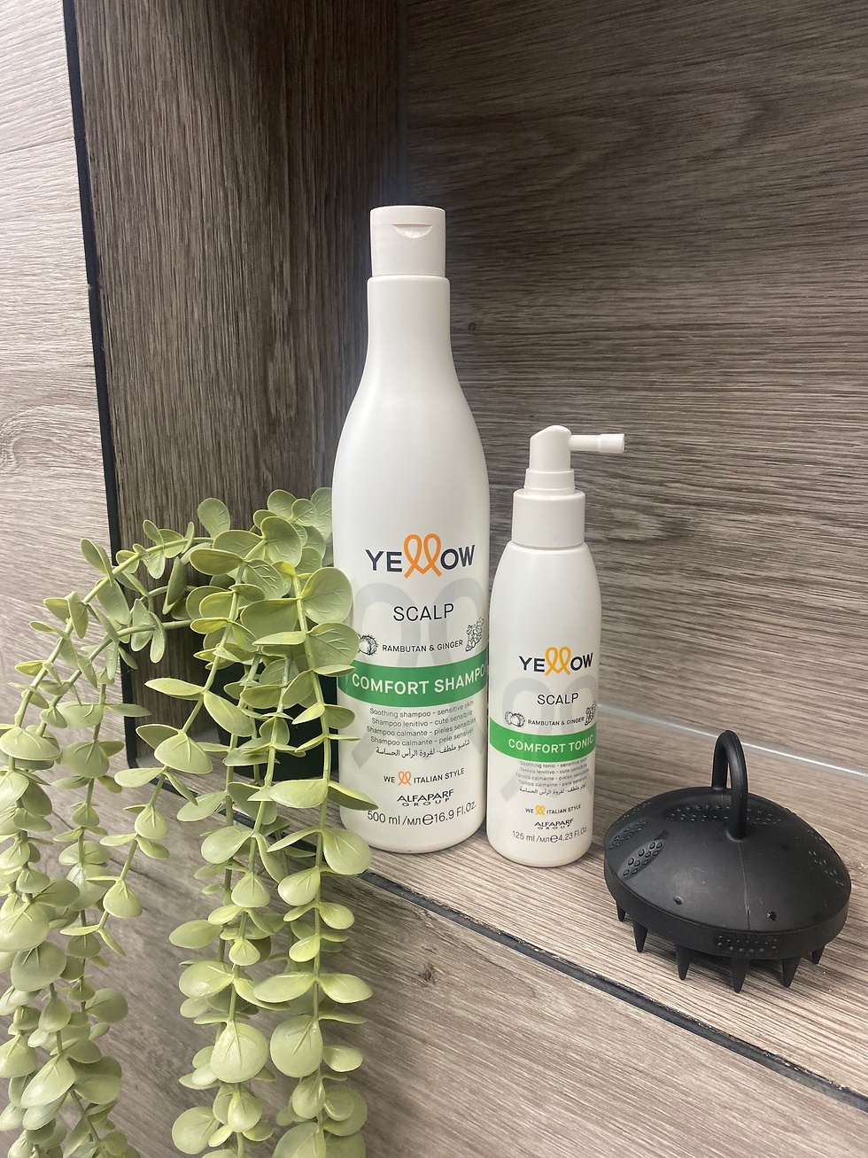 Yellow Scalp Comfort Range at Simply Hair