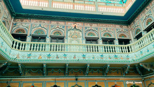 Inside view of the old building with beautiful art and architecture Car Rental In India