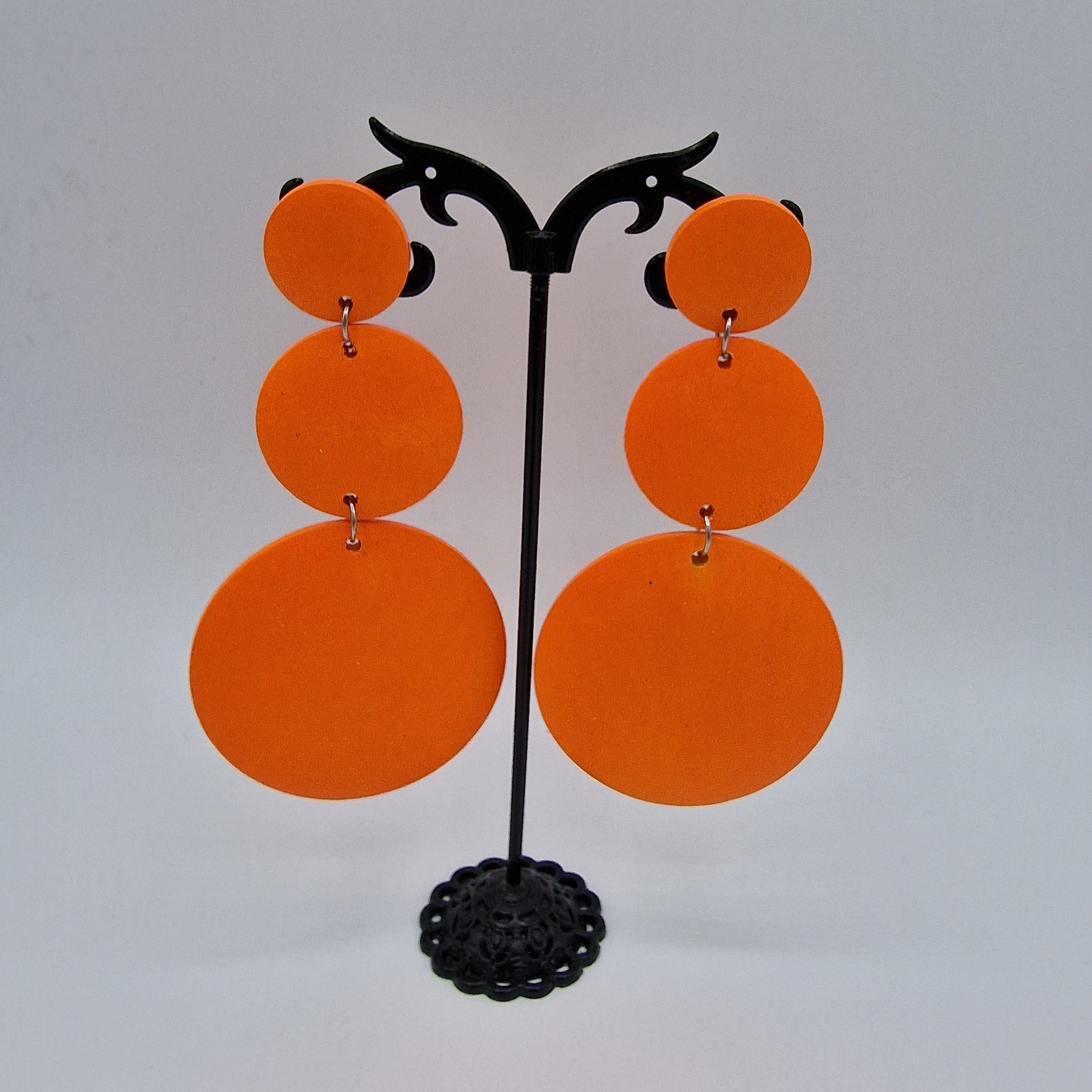 Boucles d'oreilles bois 