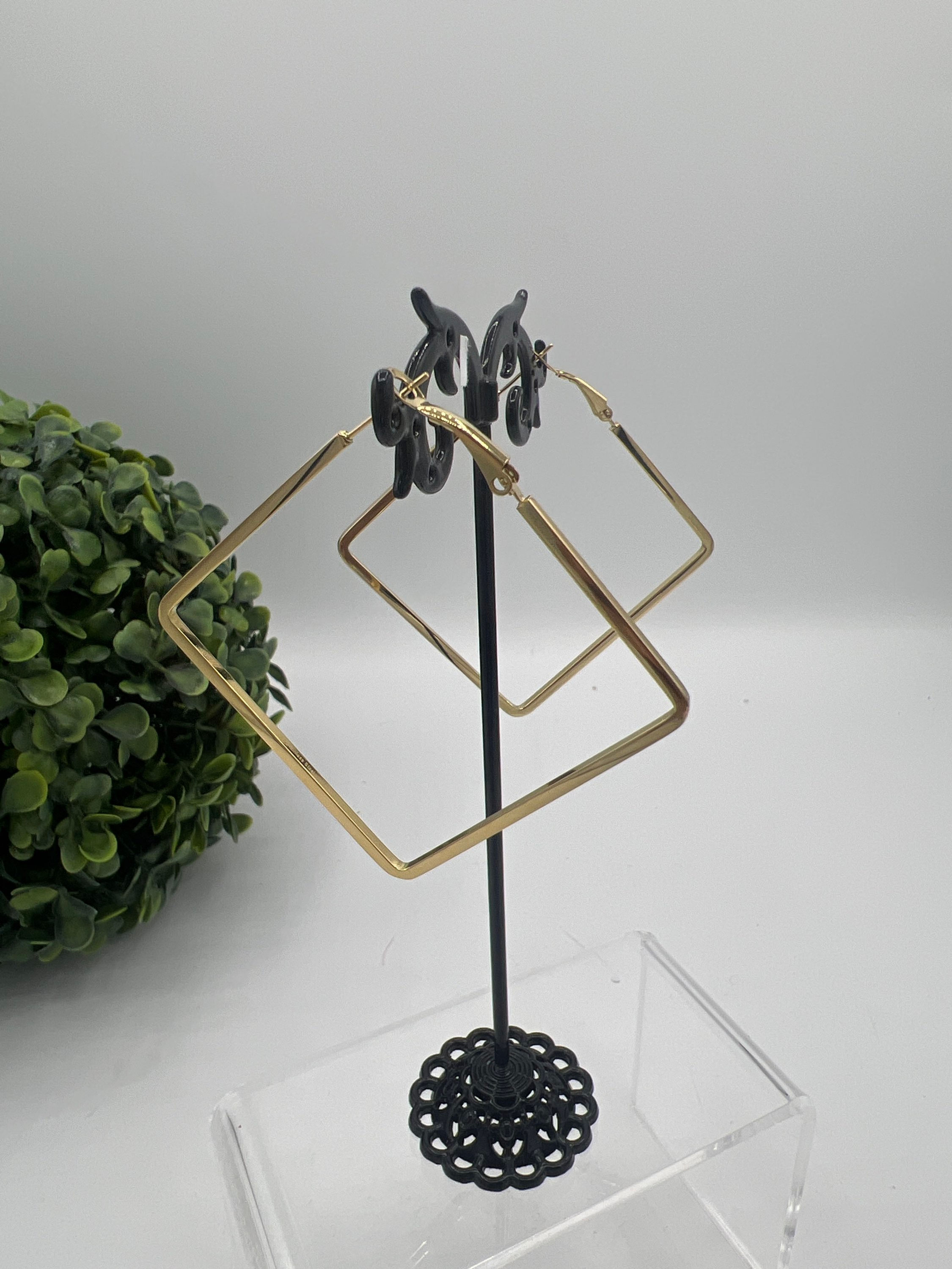 Boucle d’oreille acier 