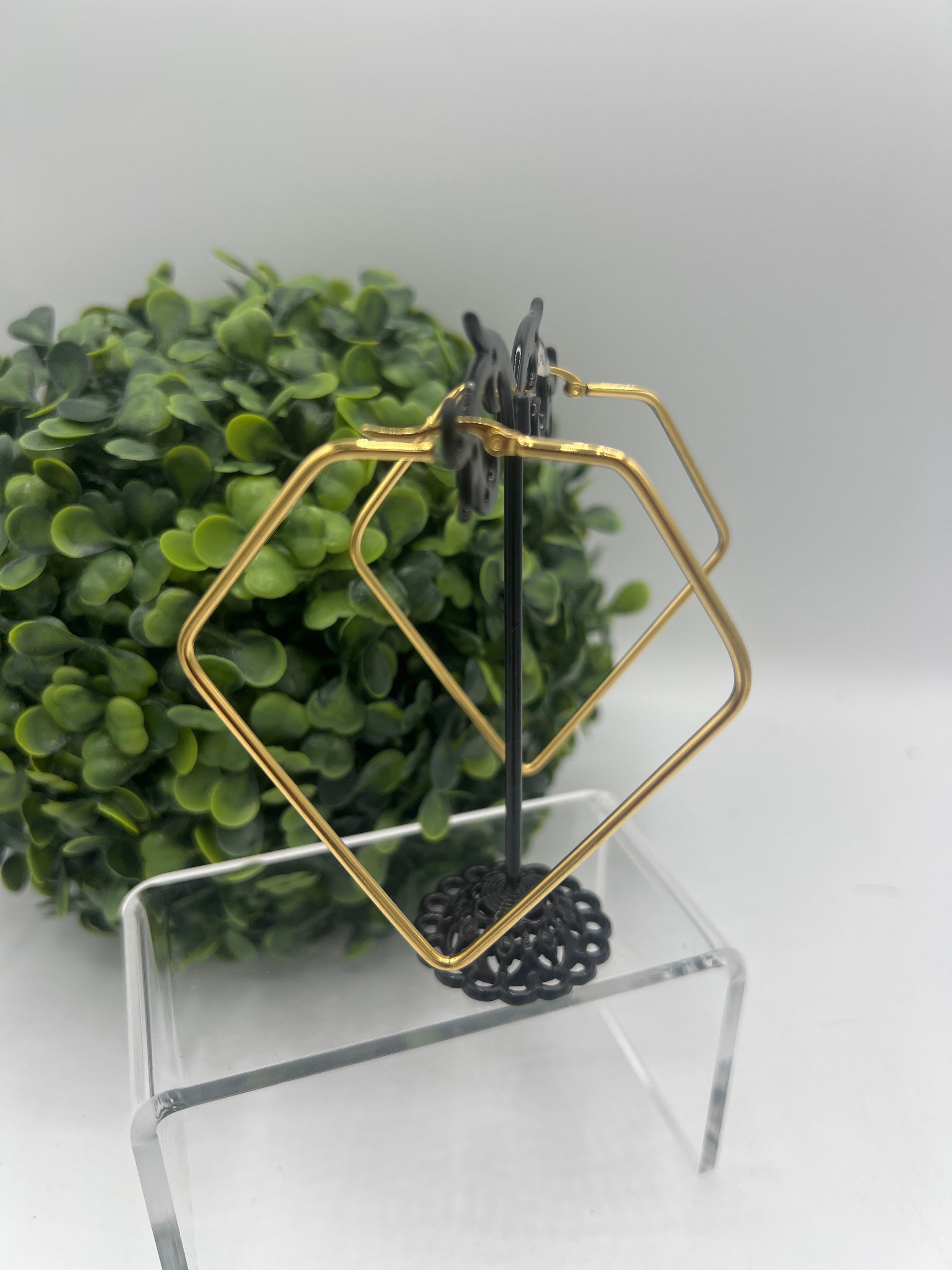 Boucle d’oreille acier 